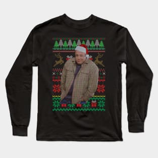 Kevin James Meme Xmas Ugly Sweater Long Sleeve T-Shirt